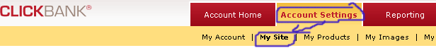 ClickBank Account Settings